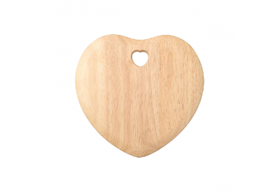T & G Colonial Home Heart Chopping Board (L: 250mm W: 235mm H: 15mm)